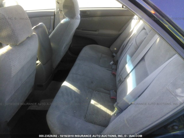 4T1BE32K83U260052 - 2003 TOYOTA CAMRY LE/XLE/SE BLUE photo 8