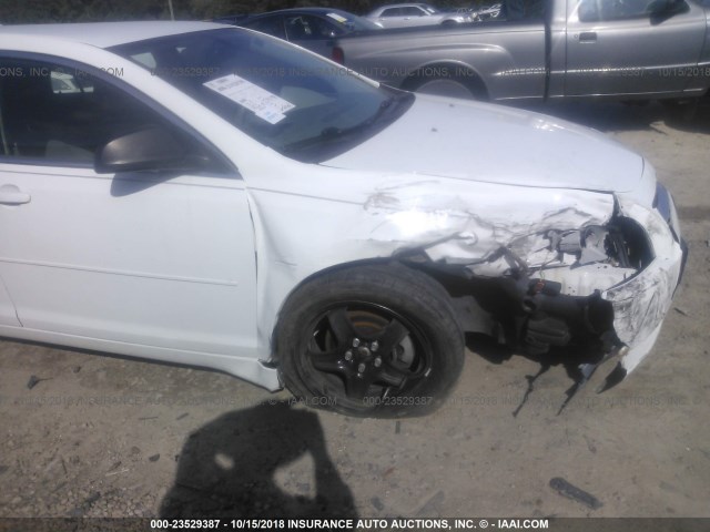 1G1ZA5EU6CF392456 - 2012 CHEVROLET MALIBU LS WHITE photo 6