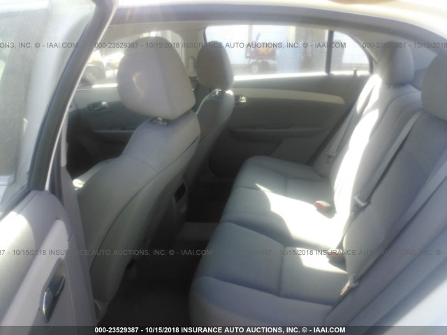 1G1ZA5EU6CF392456 - 2012 CHEVROLET MALIBU LS WHITE photo 8