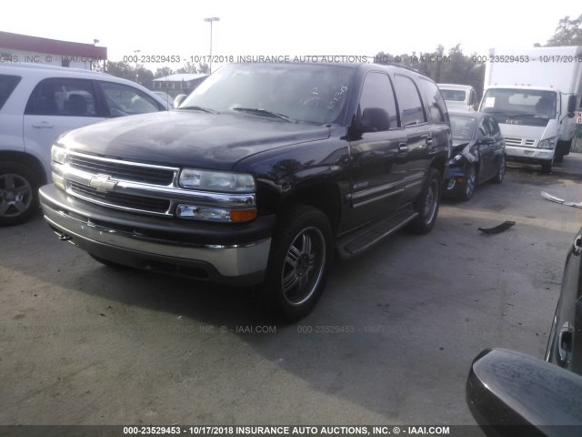 1GNEK13T0YJ112290 - 2000 CHEVROLET TAHOE K1500 BLACK photo 2