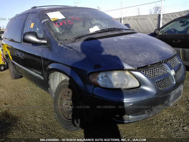 2B4GP443X1R262912 - 2001 DODGE GRAND CARAVAN SPORT GRAY photo 1