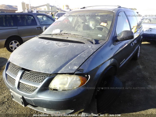 2B4GP443X1R262912 - 2001 DODGE GRAND CARAVAN SPORT GRAY photo 6