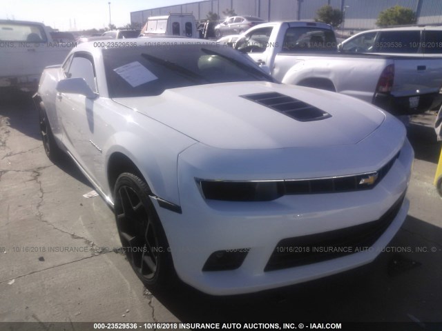 2G1FT1EW9E9168195 - 2014 CHEVROLET CAMARO 2SS WHITE photo 1