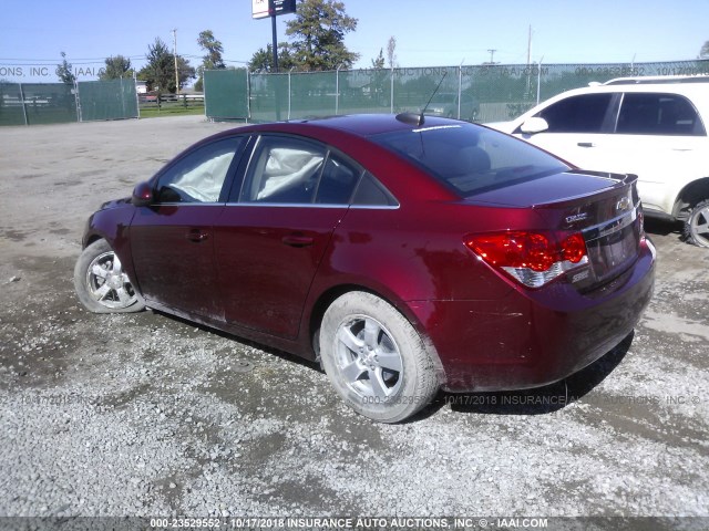 1G1PE5SB0G7207297 - 2016 CHEVROLET CRUZE LIMITED LT RED photo 3