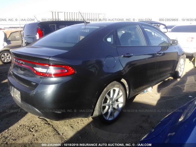 1C3CDFBA1DD155329 - 2013 DODGE DART SXT GRAY photo 4