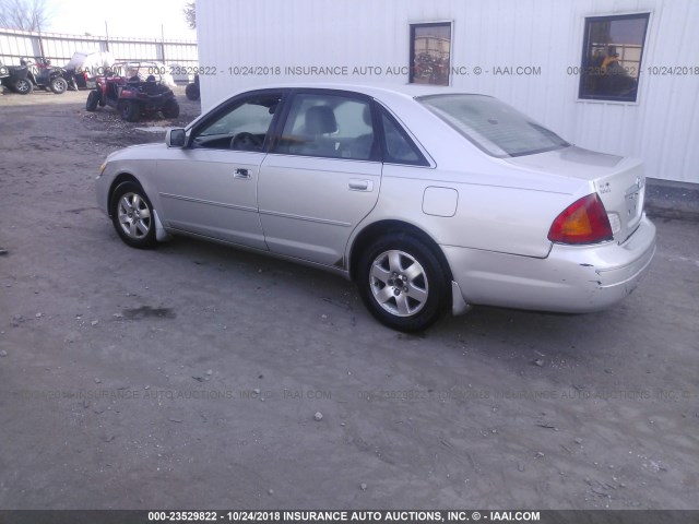 4T1BF28B52U217687 - 2002 TOYOTA AVALON XL/XLS SILVER photo 3