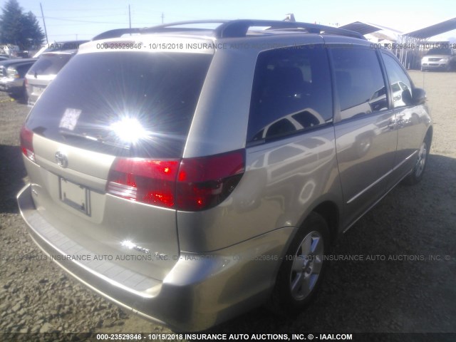 5TDZA23C35S318947 - 2005 TOYOTA SIENNA CE/LE GOLD photo 4