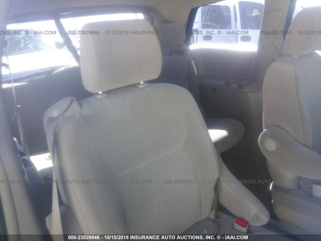 5TDZA23C35S318947 - 2005 TOYOTA SIENNA CE/LE GOLD photo 8