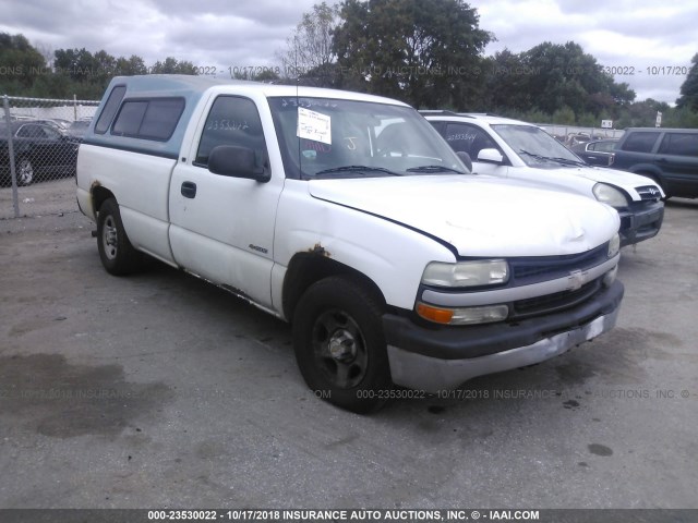 1GCEC14V82Z273680 - 2002 CHEVROLET SILVERADO C1500 WHITE photo 1