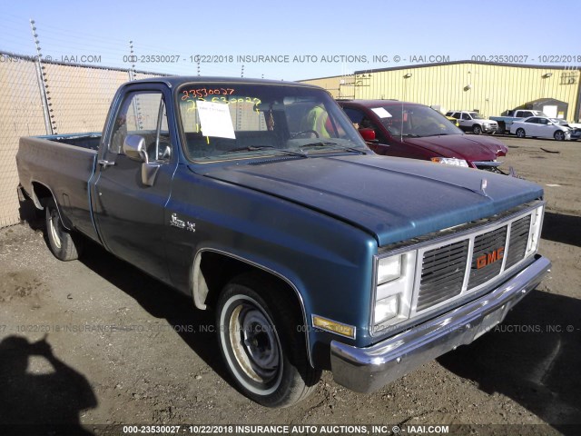 1GTEC14H2FJ517869 - 1985 GMC C1500 BLUE photo 1