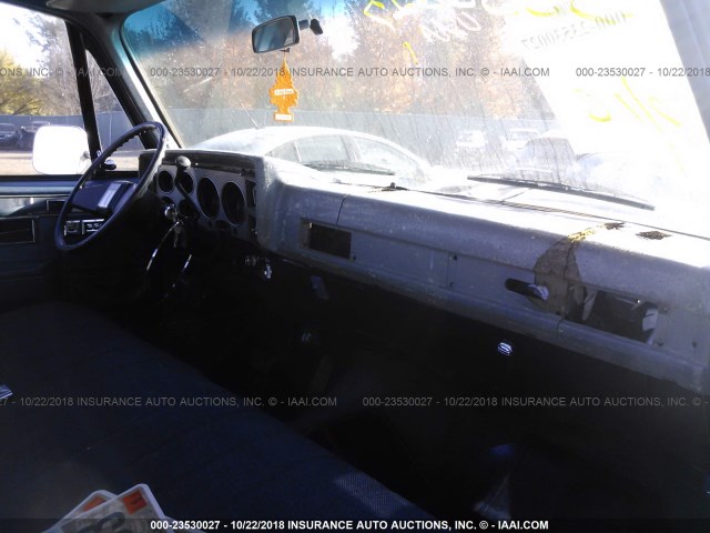 1GTEC14H2FJ517869 - 1985 GMC C1500 BLUE photo 5