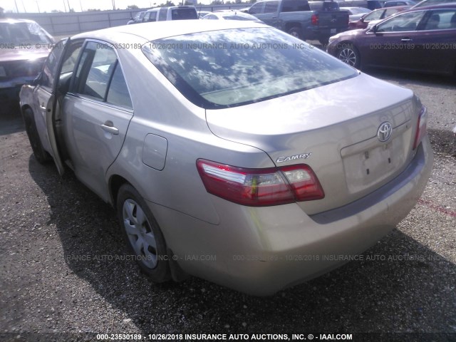 4T1BE46K77U006130 - 2007 TOYOTA CAMRY NEW GENERAT CE/LE/XLE/SE GOLD photo 3