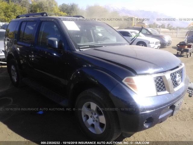 5N1AR18W36C671111 - 2006 NISSAN PATHFINDER LE/SE/XE BLUE photo 1