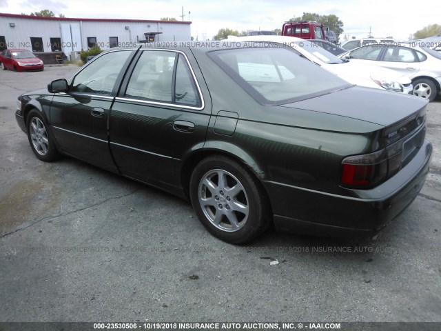 1G6KY54961U209425 - 2001 CADILLAC SEVILLE STS GREEN photo 3