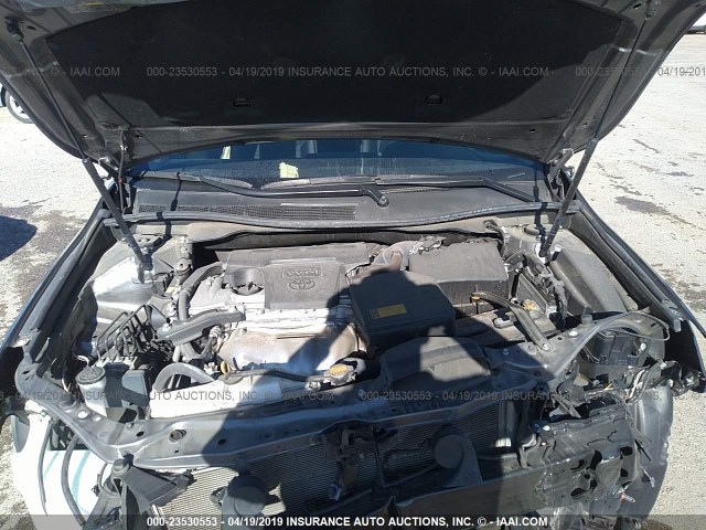 4T1BF1FK4FU967908 - 2015 TOYOTA CAMRY LE/XLE/SE/XSE GRAY photo 10