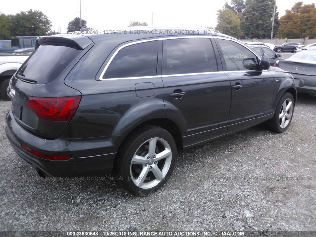 WA1DGAFE9DD007821 - 2013 AUDI Q7 PRESTIGE GRAY photo 4