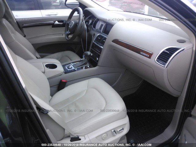 WA1DGAFE9DD007821 - 2013 AUDI Q7 PRESTIGE GRAY photo 5