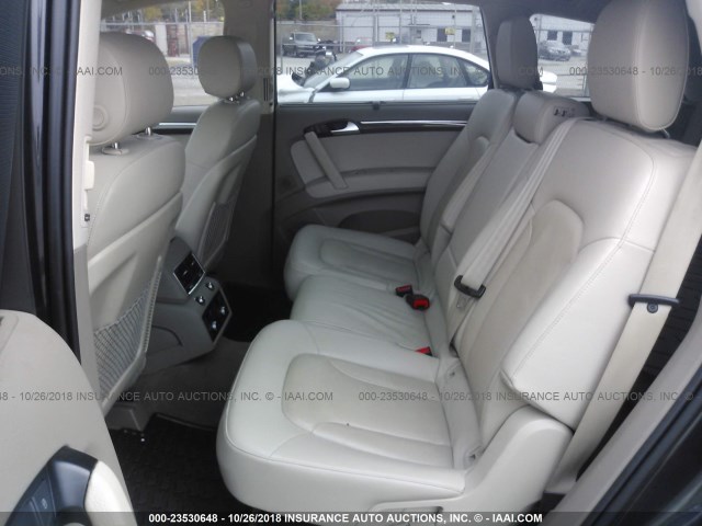 WA1DGAFE9DD007821 - 2013 AUDI Q7 PRESTIGE GRAY photo 8