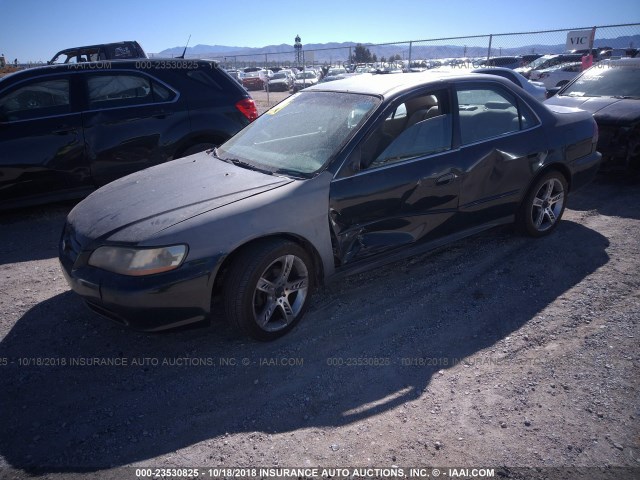 1HGCF86671A045472 - 2001 HONDA ACCORD VALUE BLUE photo 2