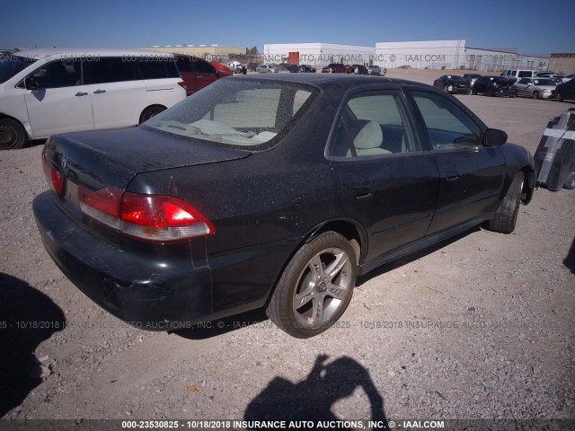 1HGCF86671A045472 - 2001 HONDA ACCORD VALUE BLUE photo 4