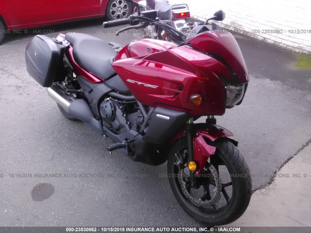 JH2RC6909EK001025 - 2014 HONDA CTX700 MAROON photo 1