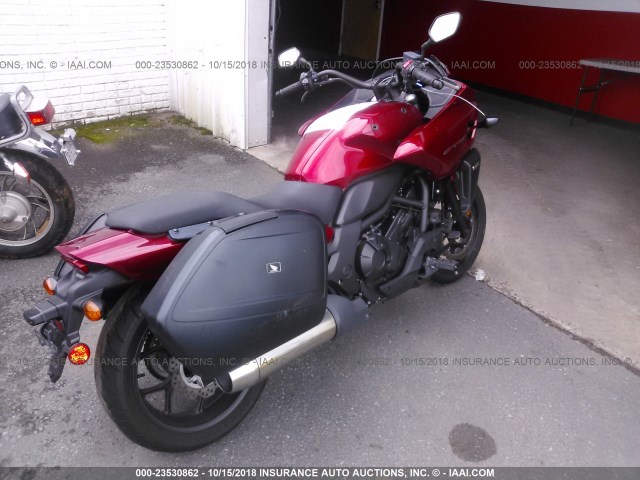 JH2RC6909EK001025 - 2014 HONDA CTX700 MAROON photo 4