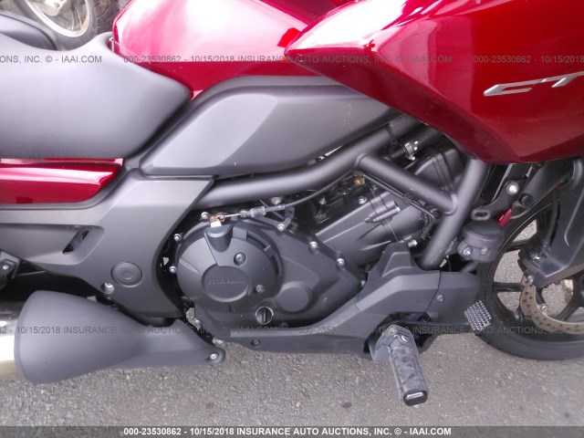 JH2RC6909EK001025 - 2014 HONDA CTX700 MAROON photo 8