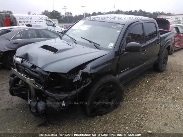 5TELU42N96Z164079 - 2006 TOYOTA TACOMA DOUBLE CAB 黑色 照片 2