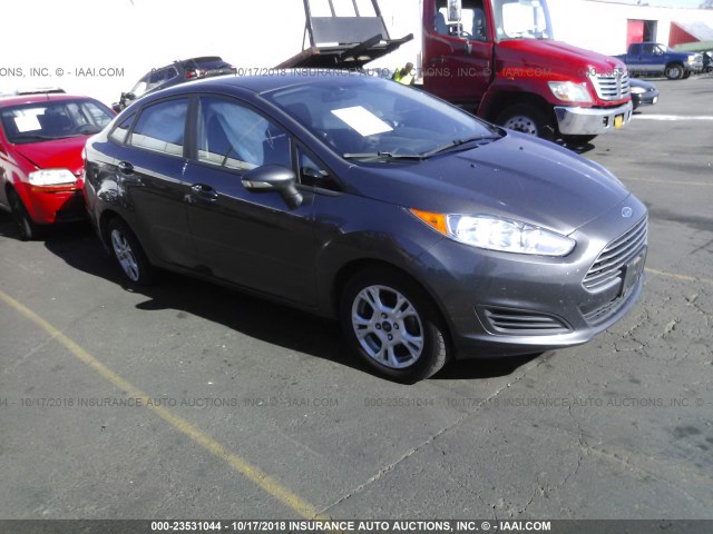 3FADP4BJ7FM127172 - 2015 FORD FIESTA SE GRAY photo 1