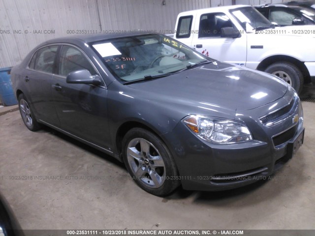 1G1ZH57B79F251878 - 2009 CHEVROLET MALIBU 1LT GRAY photo 1