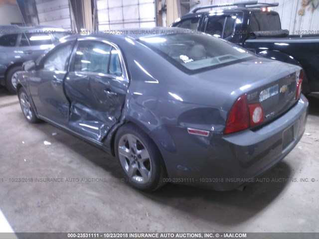 1G1ZH57B79F251878 - 2009 CHEVROLET MALIBU 1LT GRAY photo 3