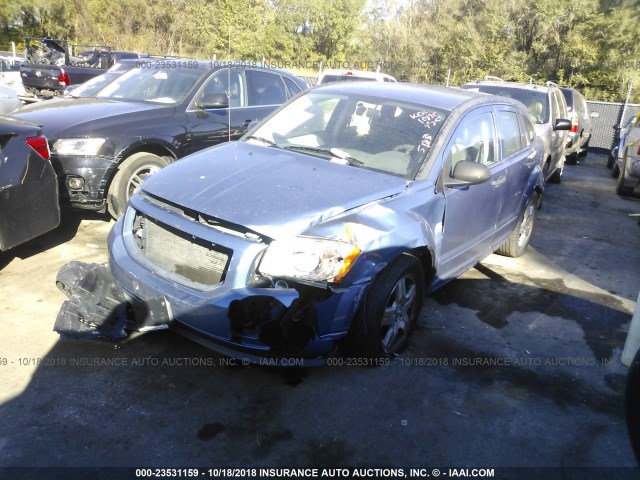 1B3HB48B97D175183 - 2007 DODGE CALIBER SXT BLUE photo 2