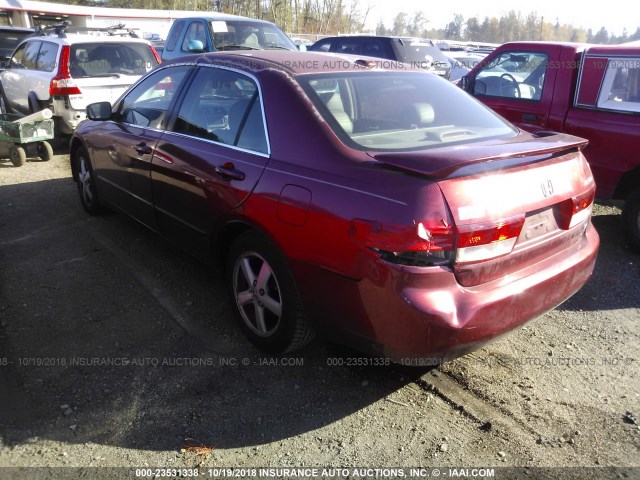 JHMCM56804C014298 - 2004 HONDA ACCORD EX RED photo 3