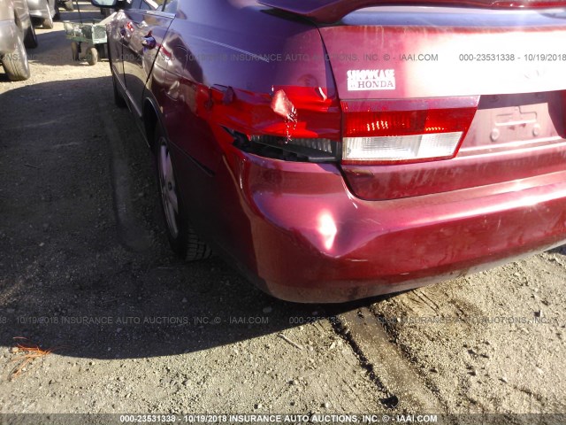 JHMCM56804C014298 - 2004 HONDA ACCORD EX RED photo 6