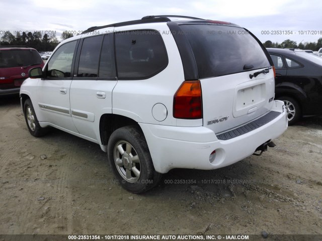 1GKDS13S722302234 - 2002 GMC ENVOY WHITE photo 3