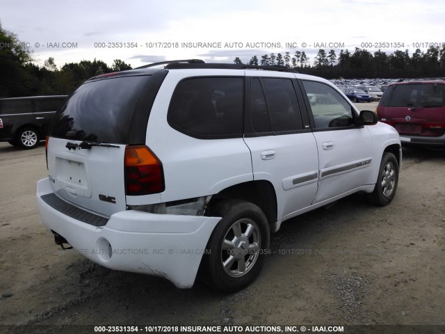 1GKDS13S722302234 - 2002 GMC ENVOY WHITE photo 4