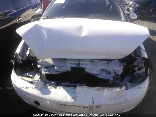 1FAFP56S05A133862 - 2005 FORD TAURUS SEL WHITE photo 6