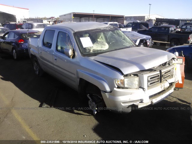 2HJYK16476H547778 - 2006 HONDA RIDGELINE RTS SILVER photo 1