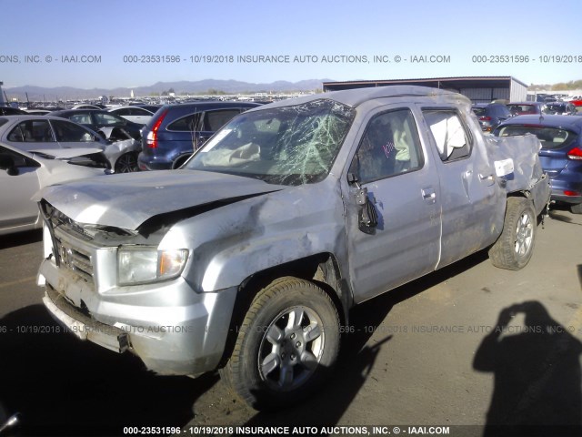 2HJYK16476H547778 - 2006 HONDA RIDGELINE RTS SILVER photo 6