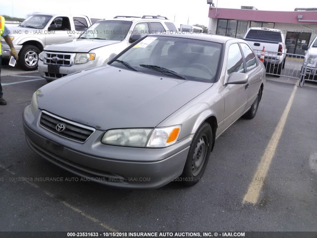 4T1BG22K71U037339 - 2001 TOYOTA CAMRY CE/LE/XLE GRAY photo 2