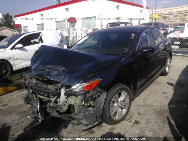 19VDE1F33DE014636 - 2013 ACURA ILX 20 BLUE photo 2