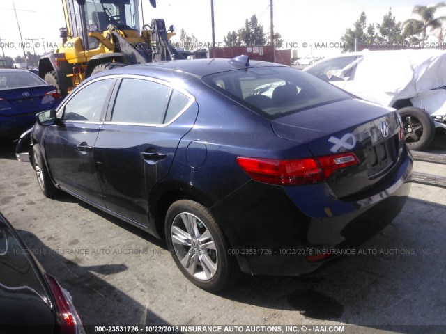 19VDE1F33DE014636 - 2013 ACURA ILX 20 BLUE photo 3