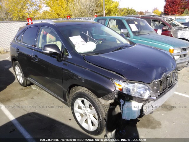 2T2BK1BA1AC037821 - 2010 LEXUS RX BROWN photo 1