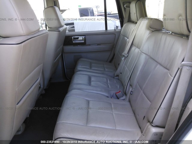 5LMFU28518LJ00198 - 2008 LINCOLN NAVIGATOR 奶油色 照片 8