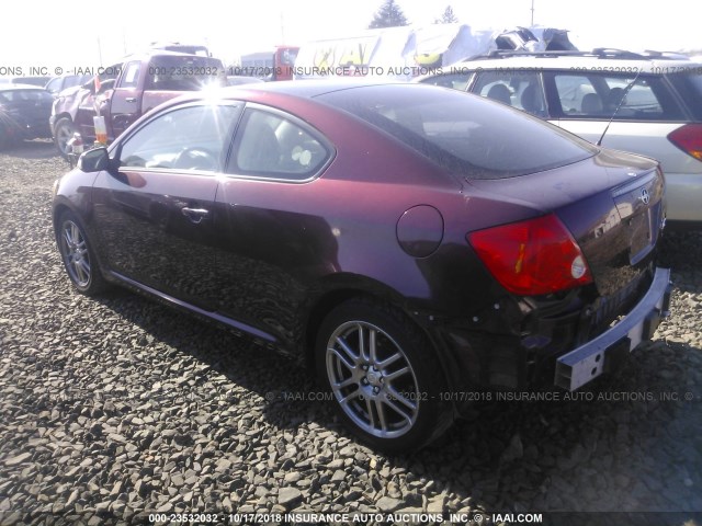 JTKDE177670193012 - 2007 TOYOTA SCION TC 红色 照片 3