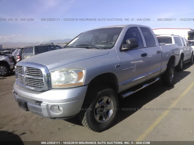 3D7KS28D96G132299 - 2006 DODGE RAM 2500 ST/SLT SILVER photo 2