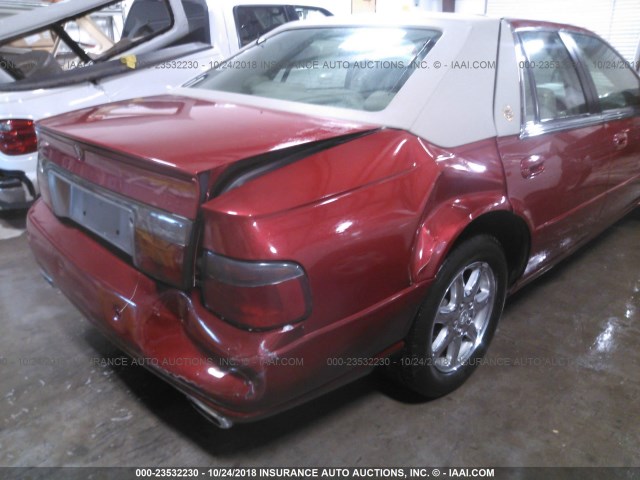 1G6KS54Y22U248121 - 2002 CADILLAC SEVILLE SLS MAROON photo 6