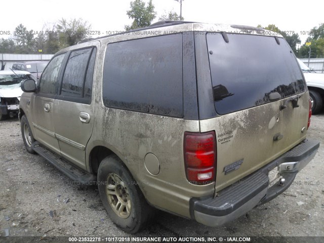 1FMRU1565YLB55079 - 2000 FORD EXPEDITION XLT GOLD photo 3