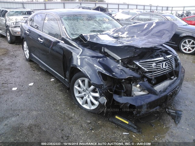 JTHBL46F085075779 - 2008 LEXUS LS 460 BLUE photo 6