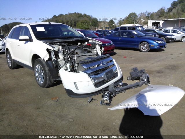 2FMDK4KCXCBA09328 - 2012 FORD EDGE WHITE photo 1